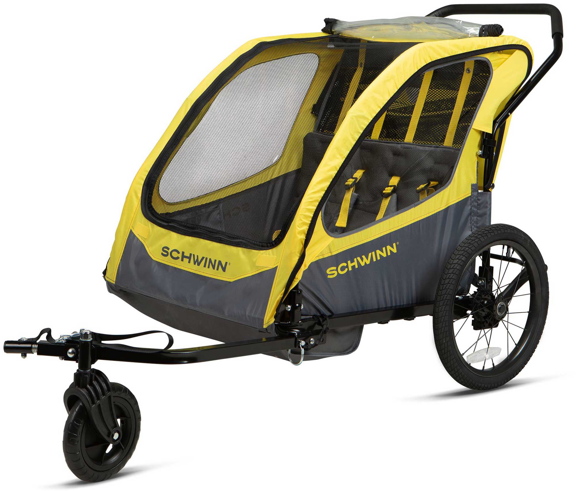 schwinn double bike trailer