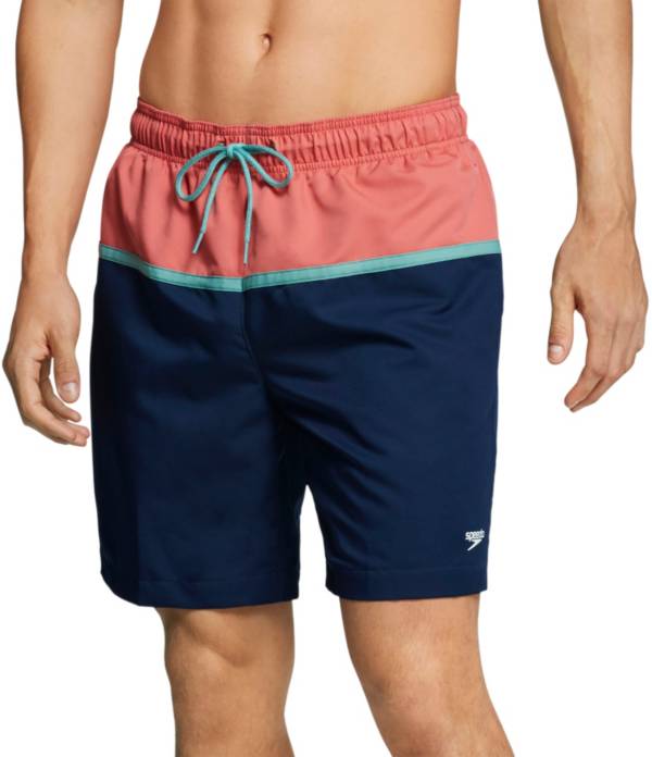 Speedo Men's Colorblock Volley 18” Swim Trunks