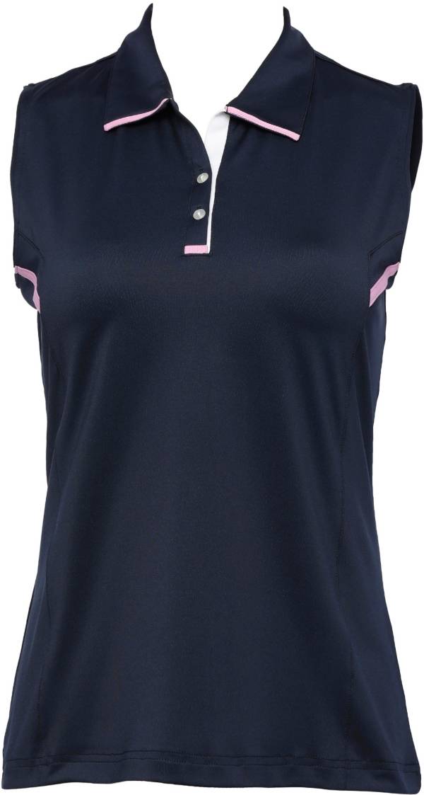 sleeveless golf polo women's