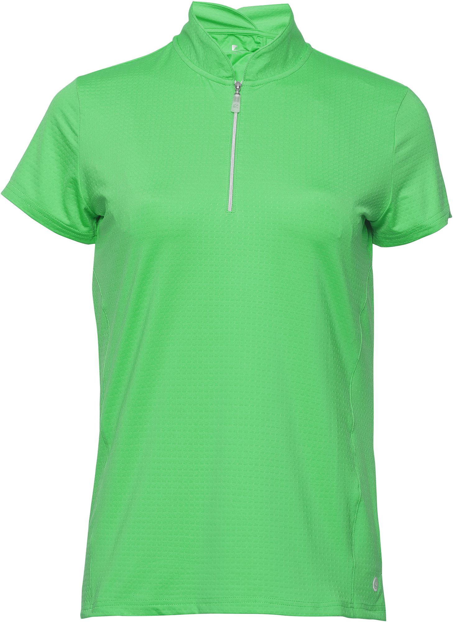 mock neck golf polo