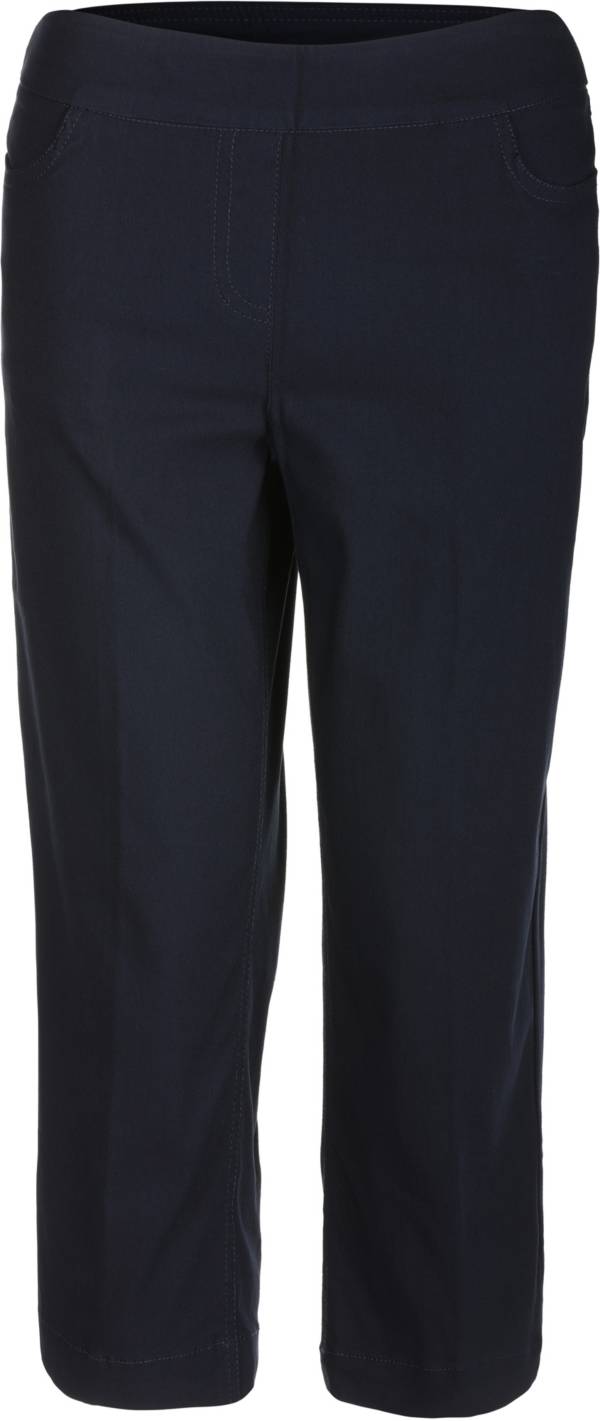 Slimsations, Women's Pull On Capri Pant in Black