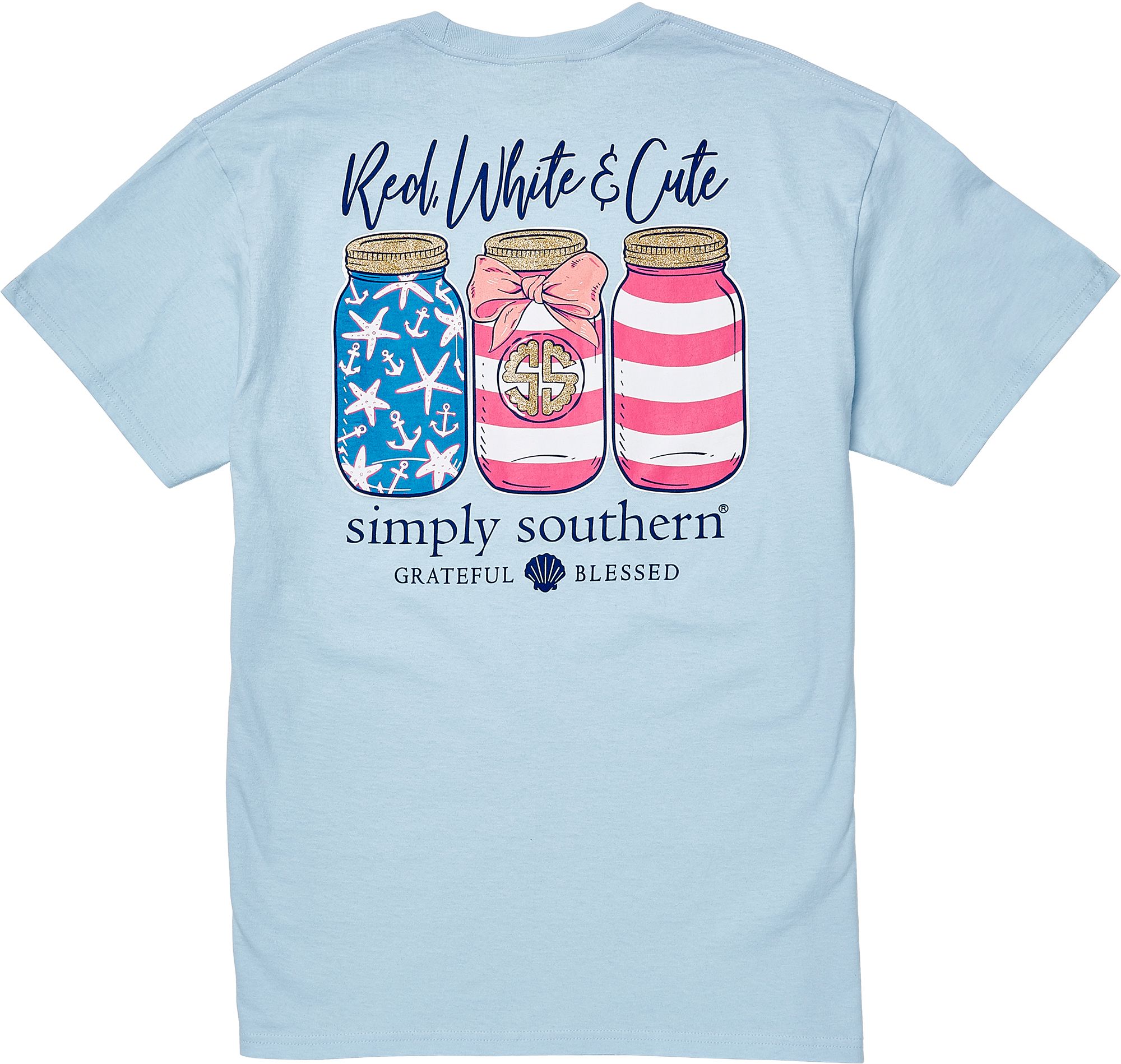 red white and blue simply southern shirt