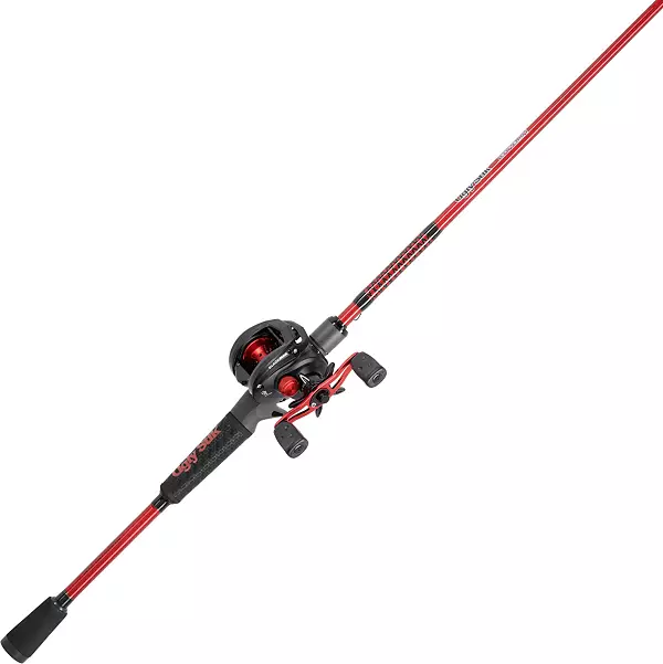 Ugly Stik 6’6” US Red White Spinning Rod and Reel Combo