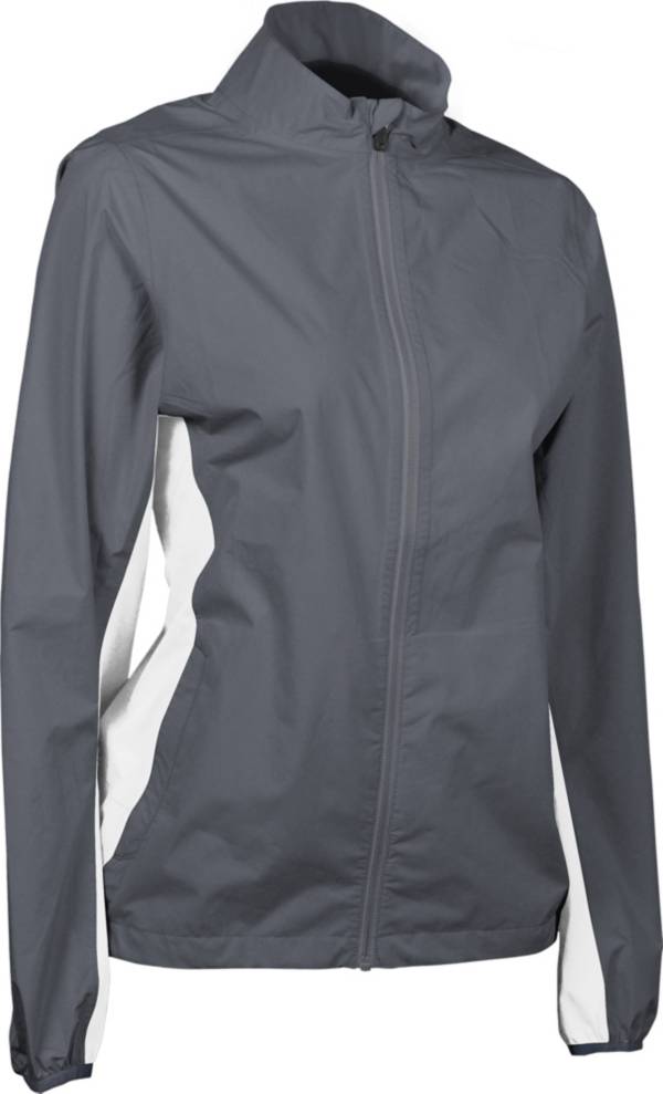 Sun Mountain Women's Monsoon Golf Jacket, Small, Cadet/white