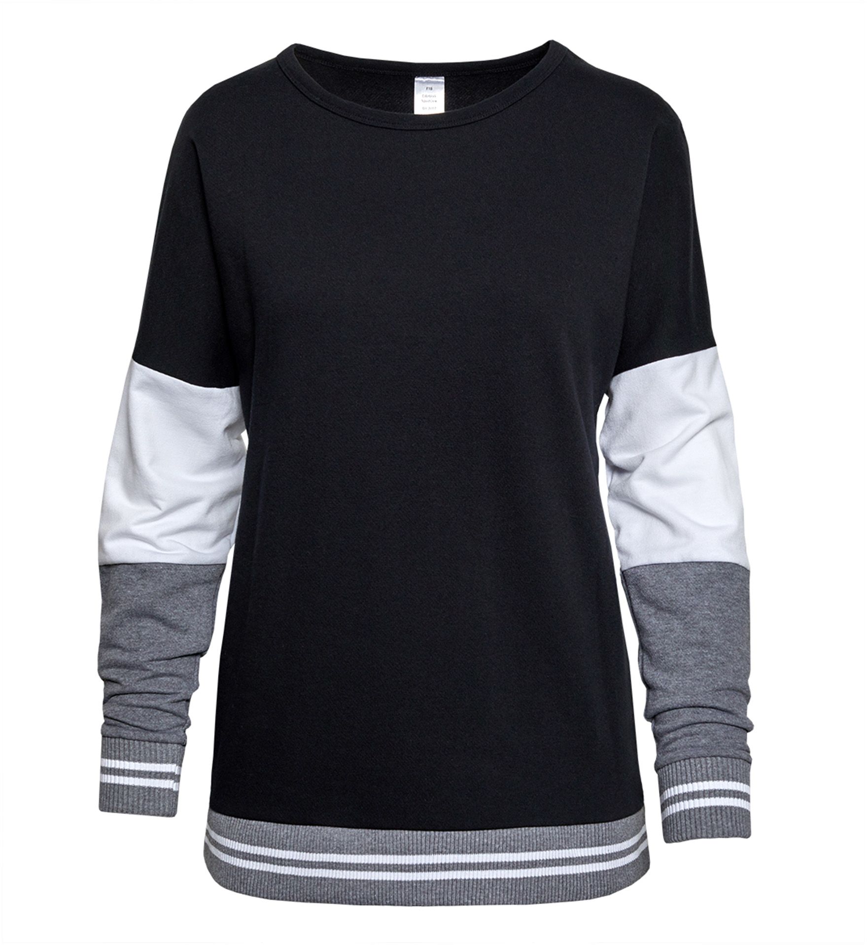 colorblock crewneck sweatshirt