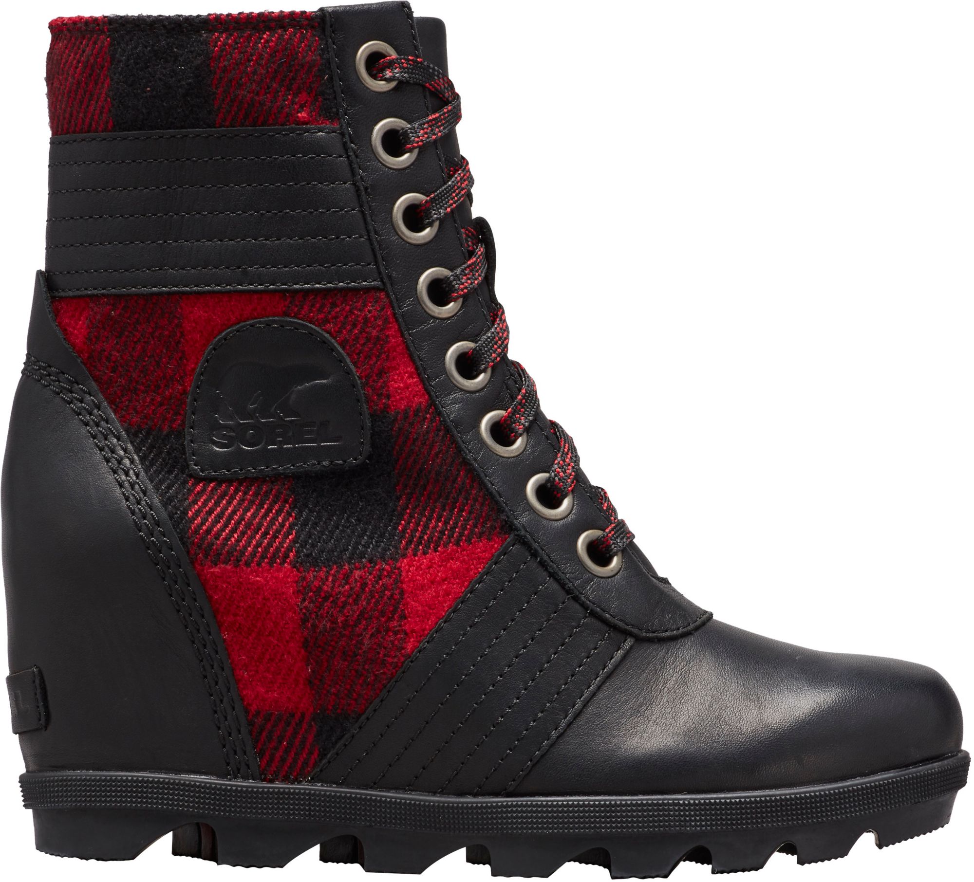 sorel plaid boots