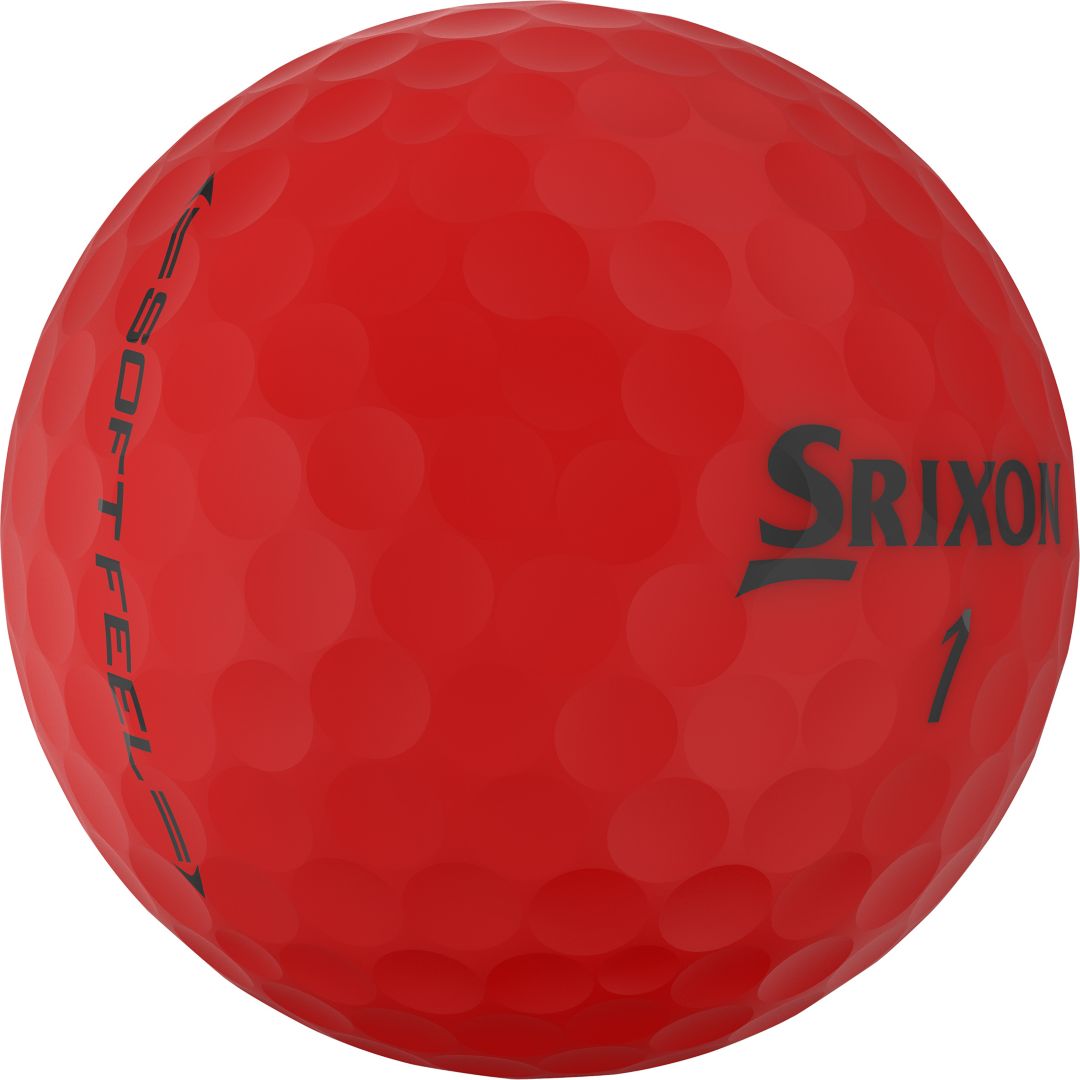 Srixon 2018 Soft Feel 11 Brite Red Golf Balls 1