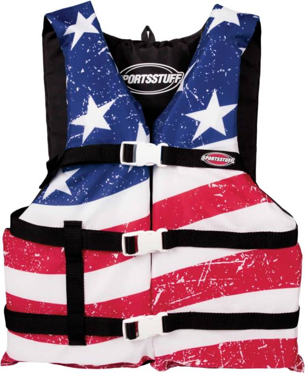 Sportsstuff Adult Stars and Stripes Universal Life Vest