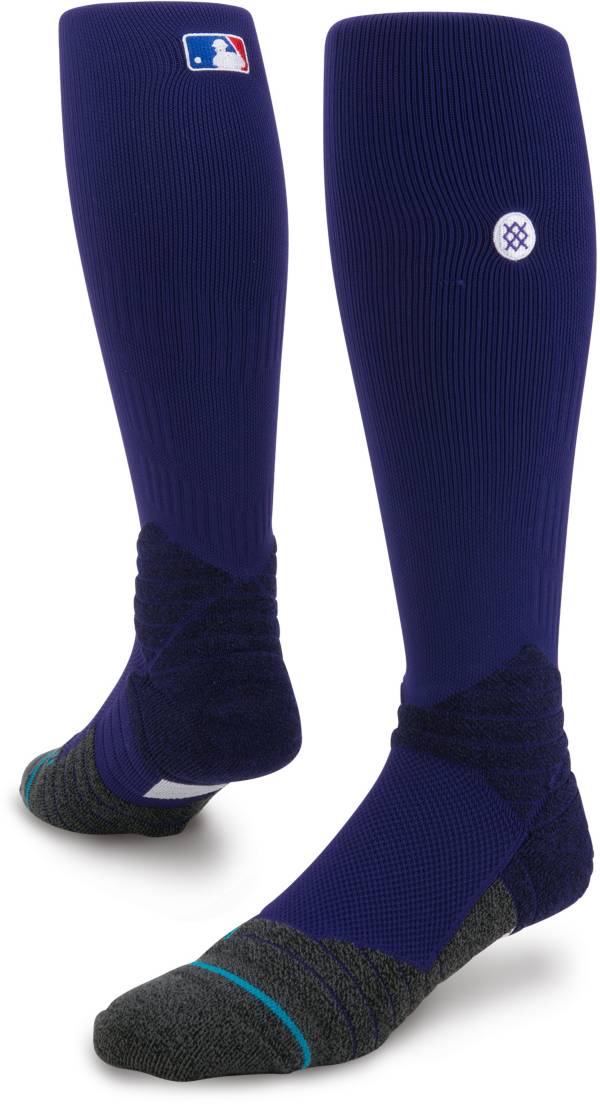 Stance MLB League Purple Diamond Pro Crew Baseball Socks