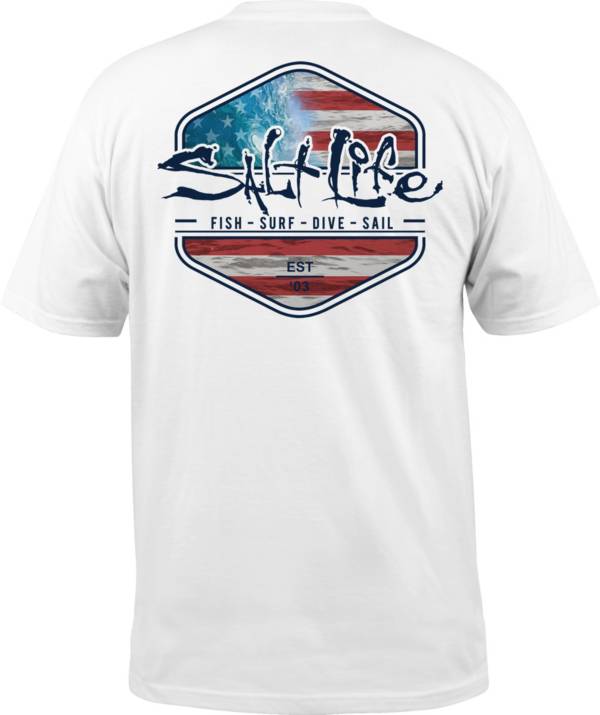 Salt Life Men S Ameriseas Short Sleeve T Shirt Dick S Sporting Goods