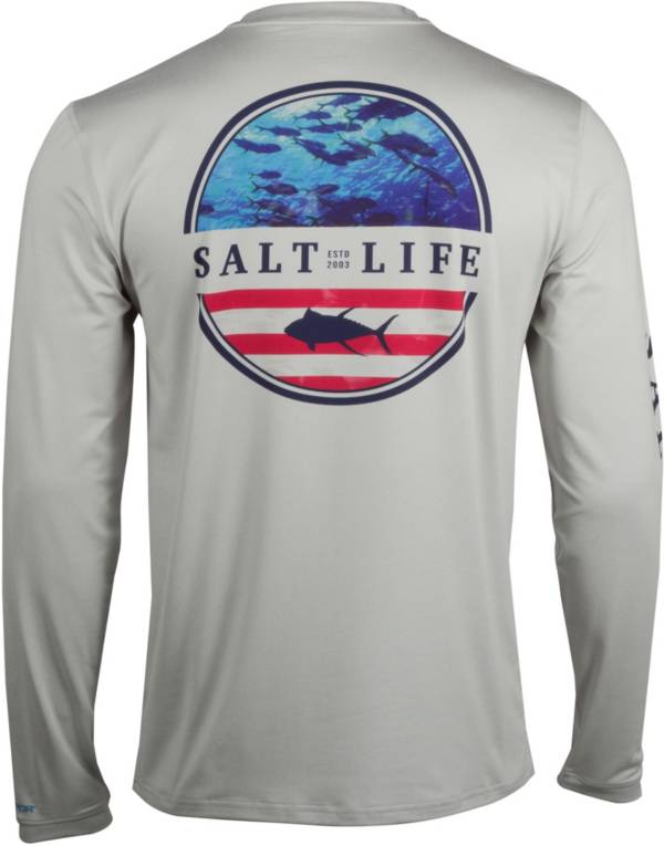 Salt Life Men's Respect Long Sleeve Performance Shirt