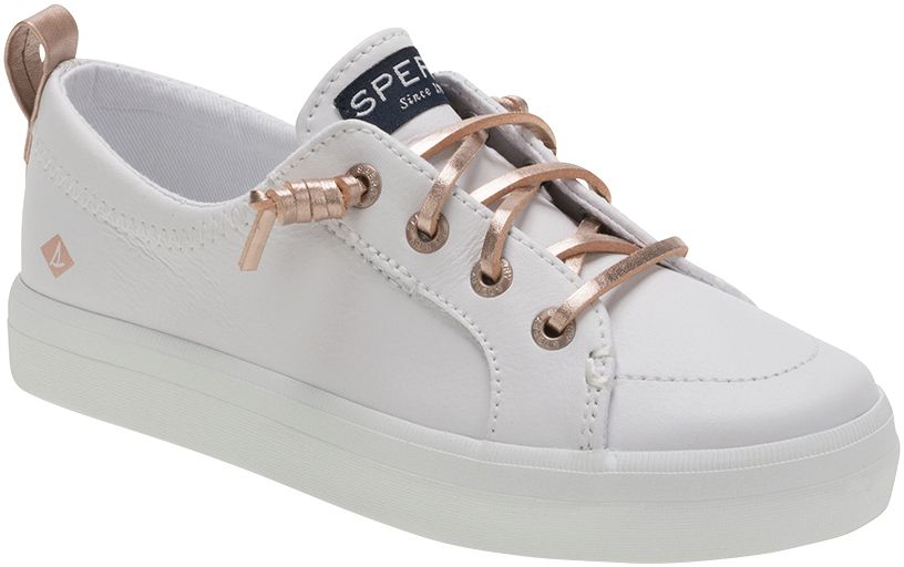 all white sperrys women's