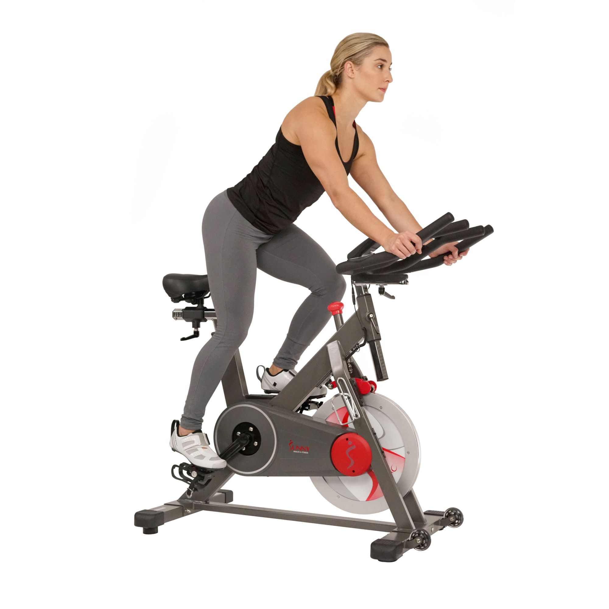 sunny health & fitness indoor cycle bike