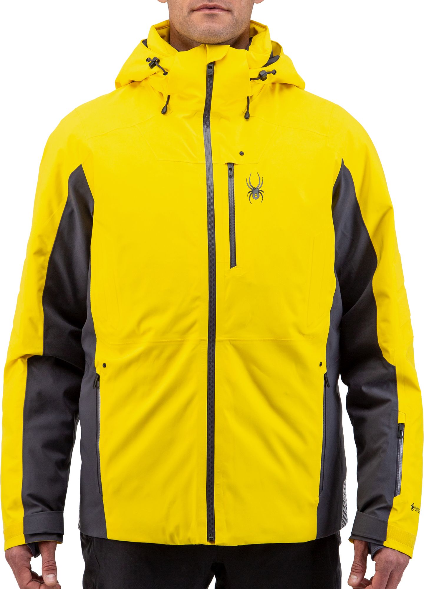 spyder yellow ski jacket