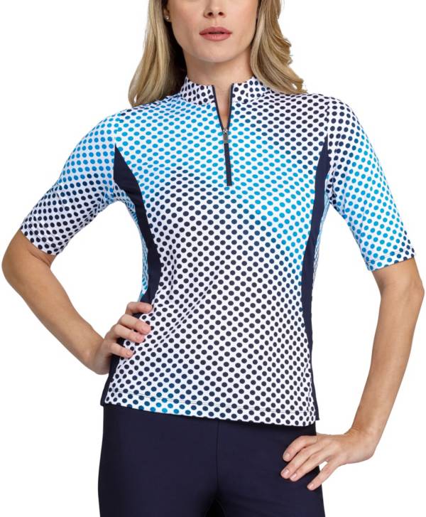 Download Tail Women's Mini Mock Neck ¾ Sleeve Golf Polo | Golf Galaxy