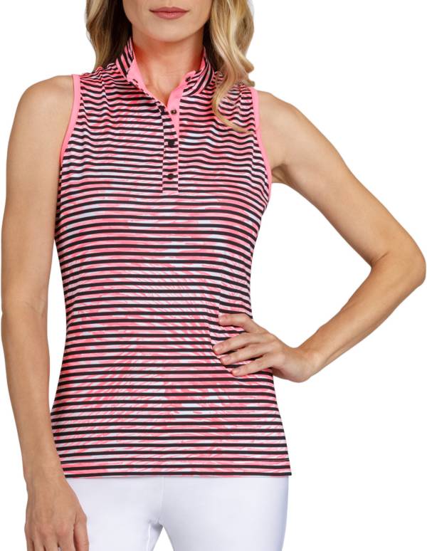 Download Tail Women's Sleeveless Racerback Mock Neck Golf Polo ...