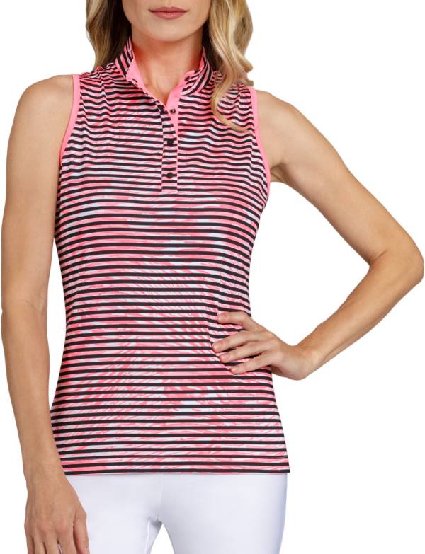 Download Tail Women's Sleeveless Racerback Mock Neck Golf Polo ...