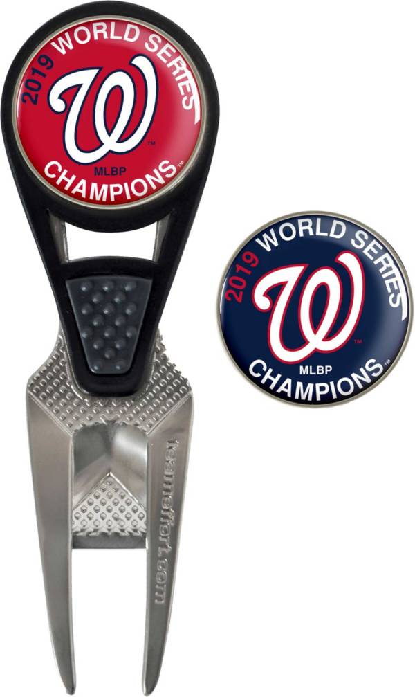 Team Effort 2019 World Series Champions Washington Nationals CVX Divot Tool and Ball Marker Set