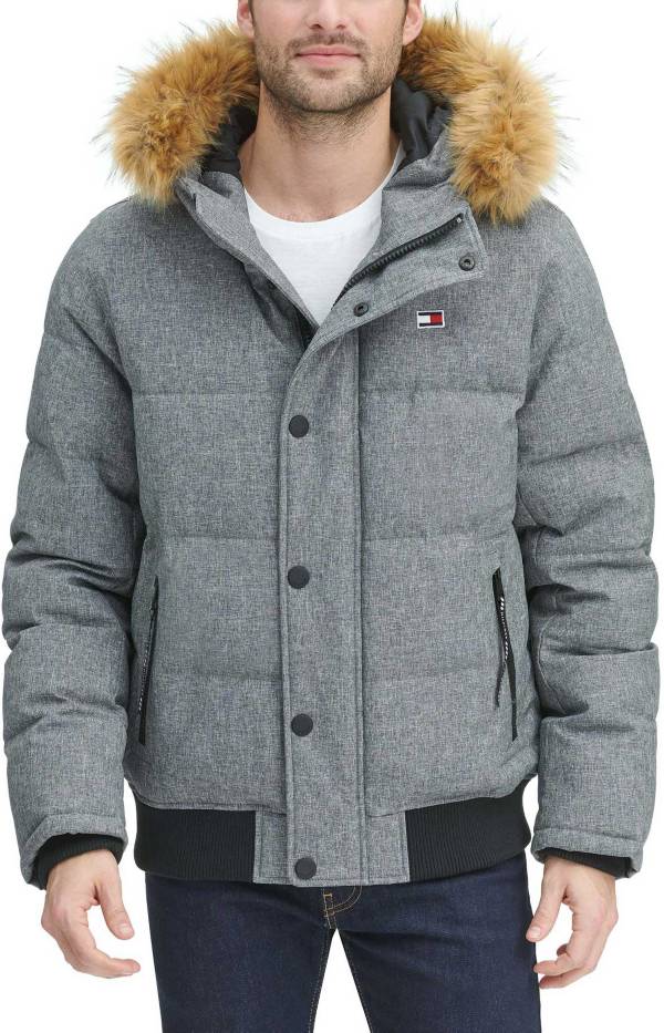 Tommy hilfiger deals jacket mens fur