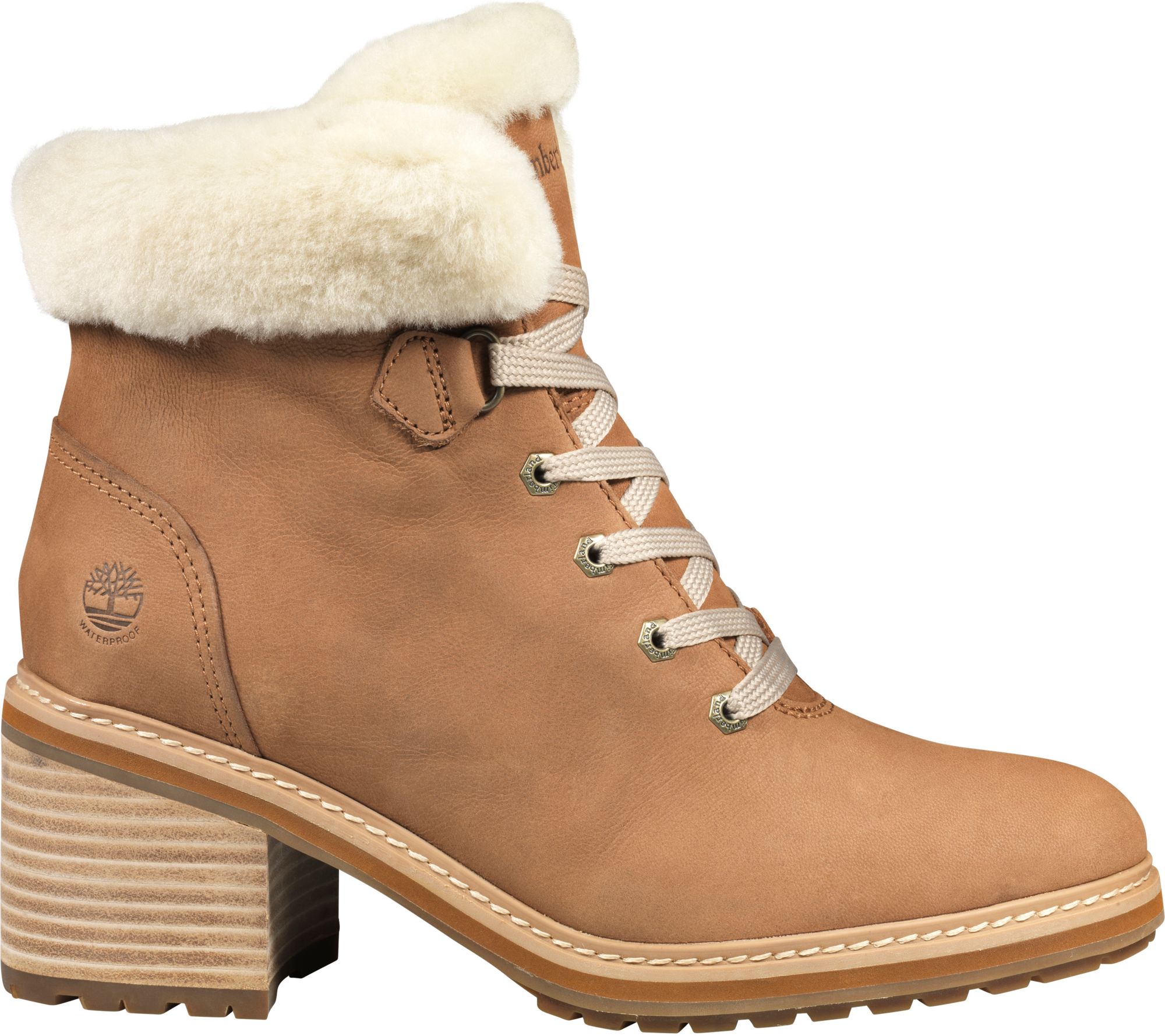 black timberland boots with fur