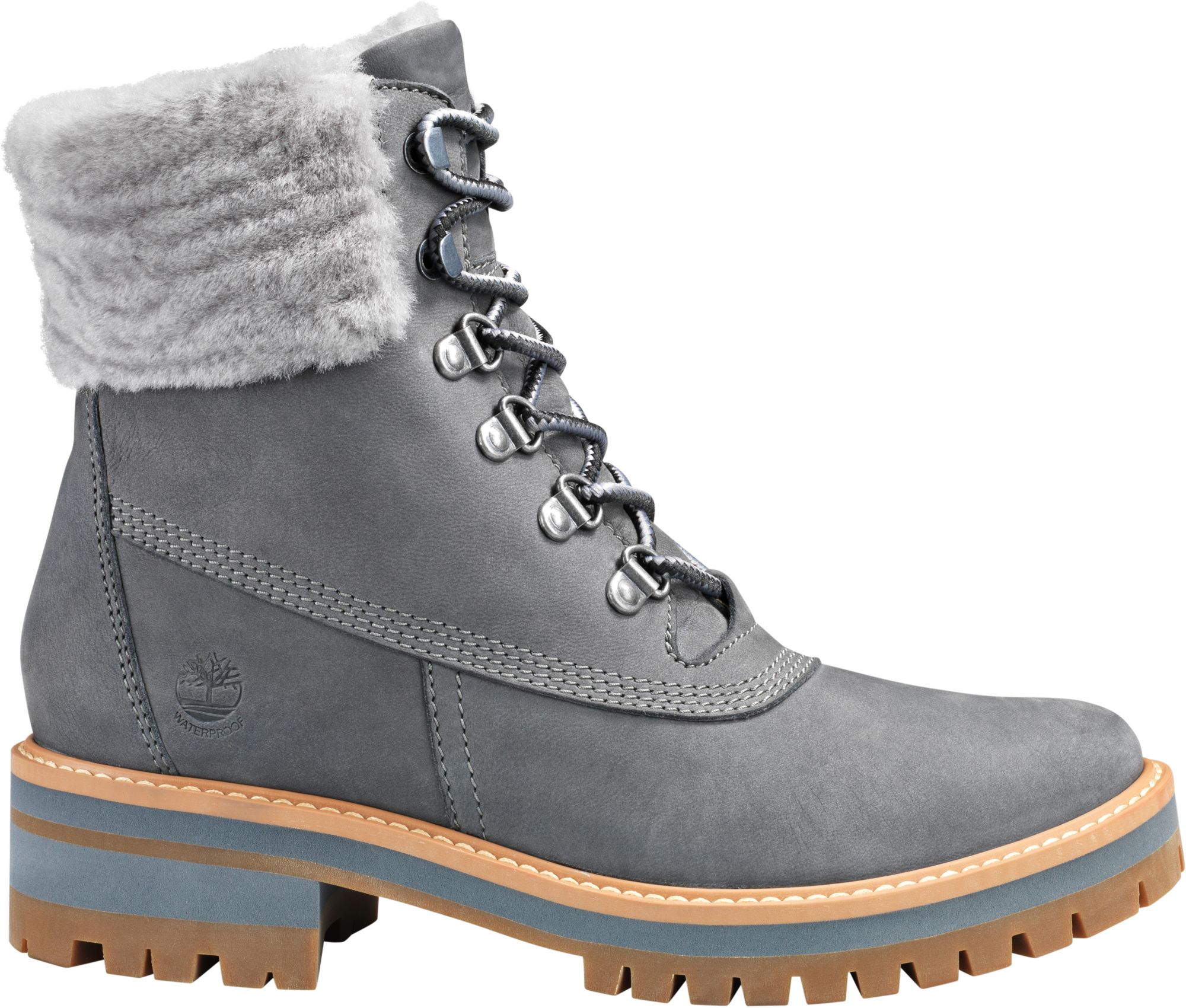 shearling timberland boots