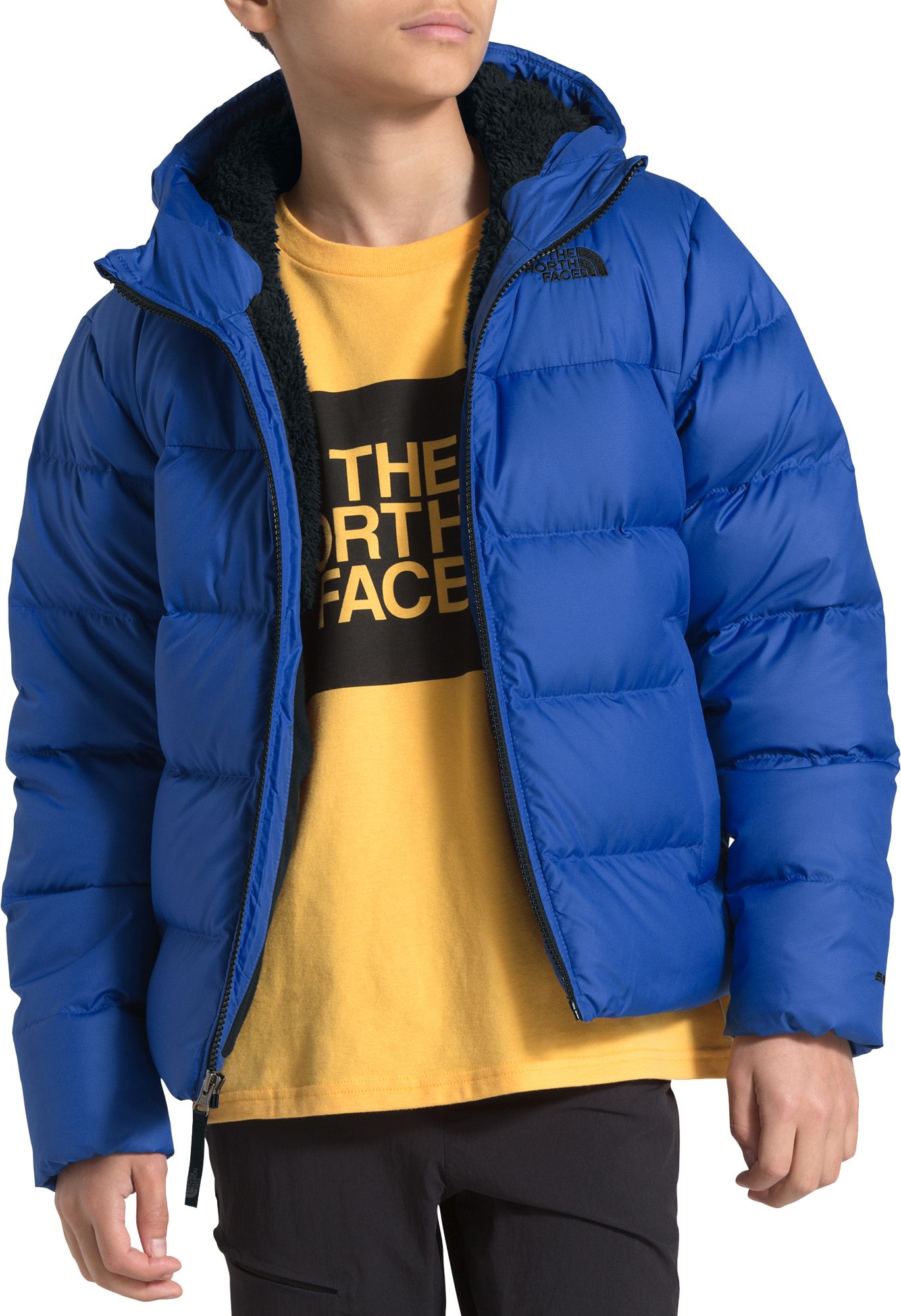 the north face hooded puffer jacket