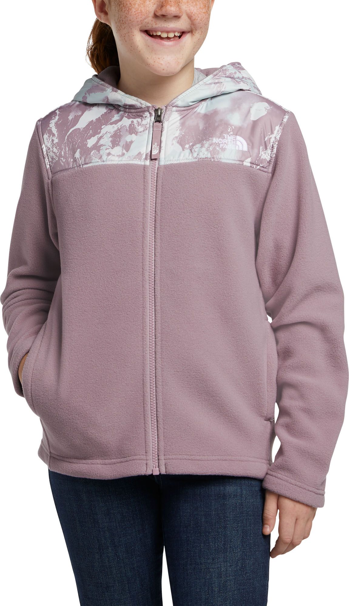 the north face girls hoodie