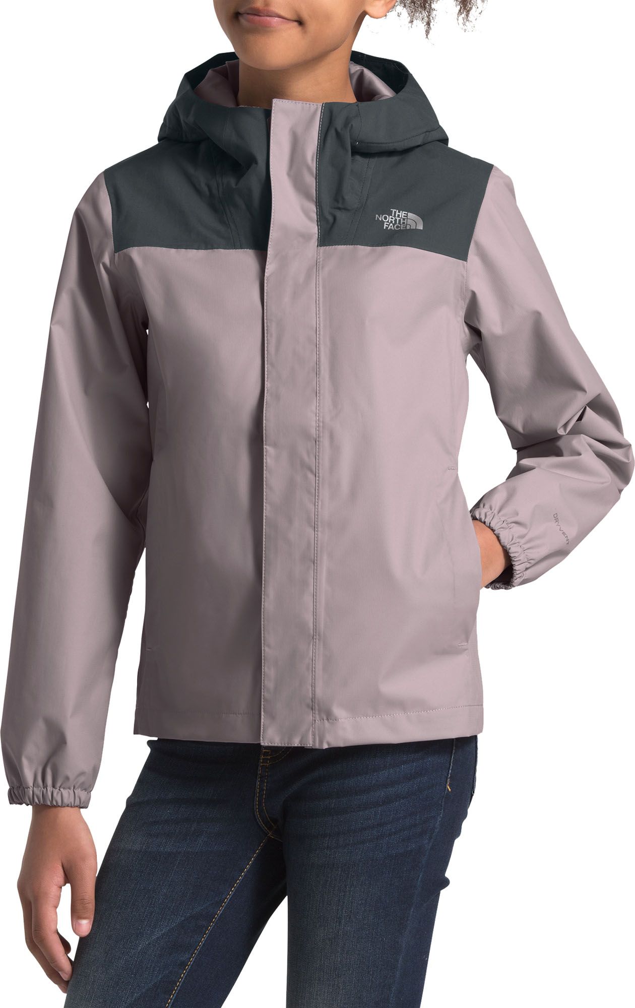 north face girls resolve reflective jacket