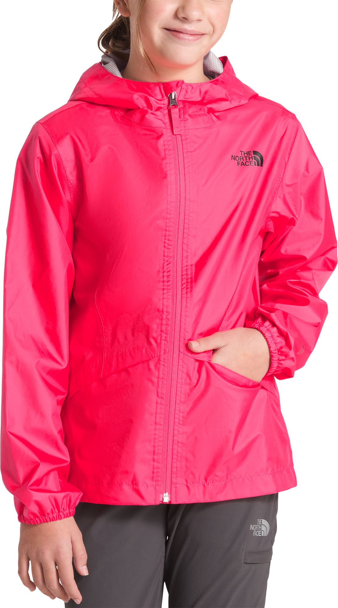 north face zipline rain jacket girls