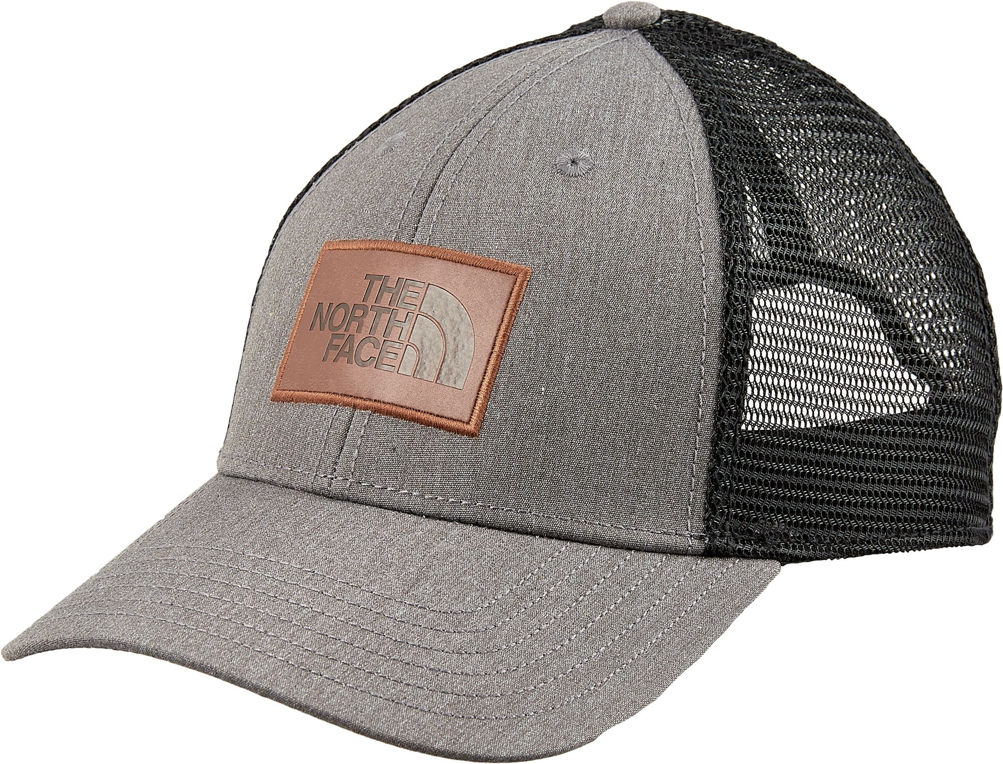 north face men's emb trucker hat
