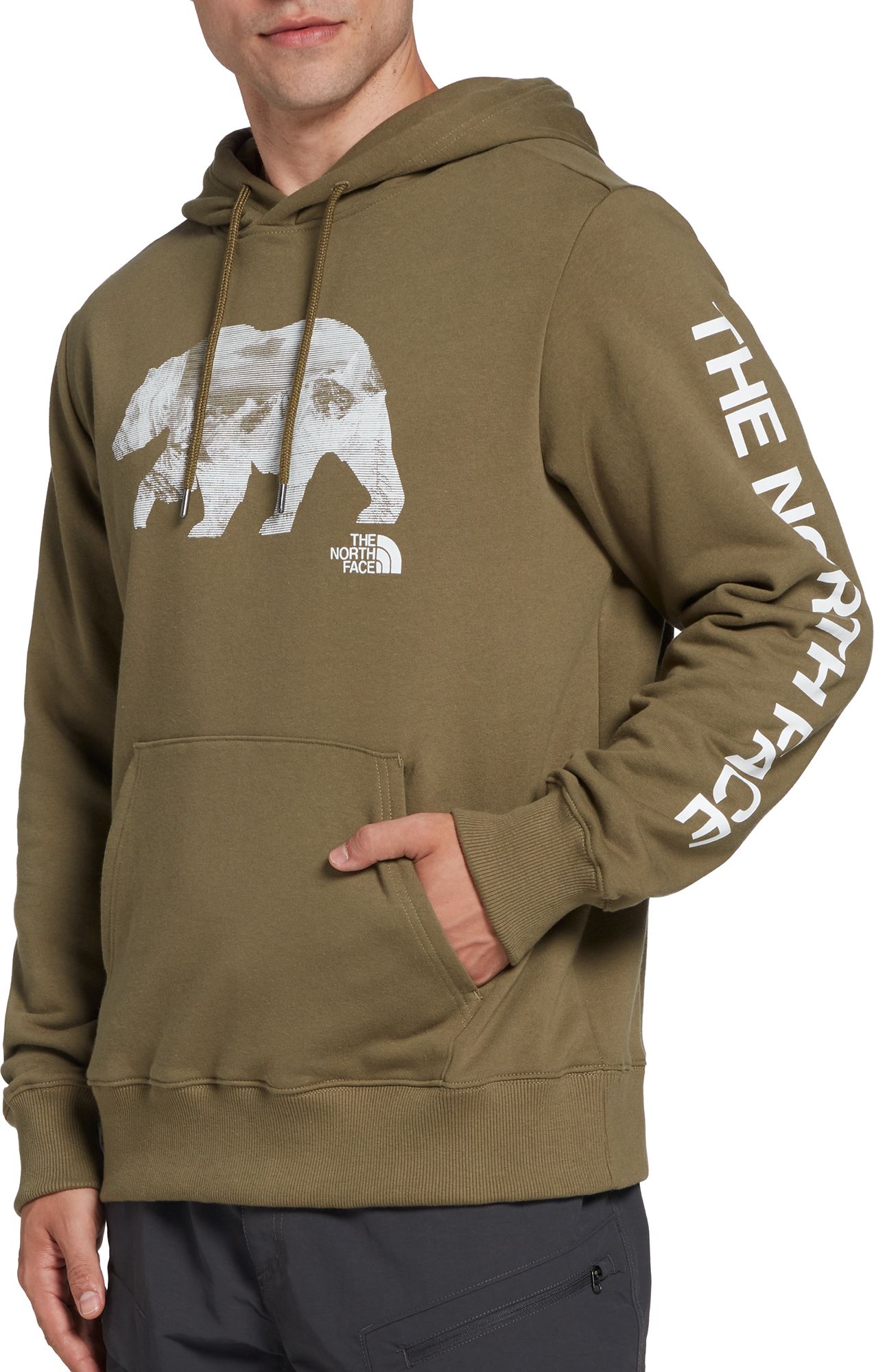 the north face men's pullover big bear hoodie
