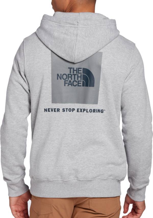 The north face box logo outlet hoodie