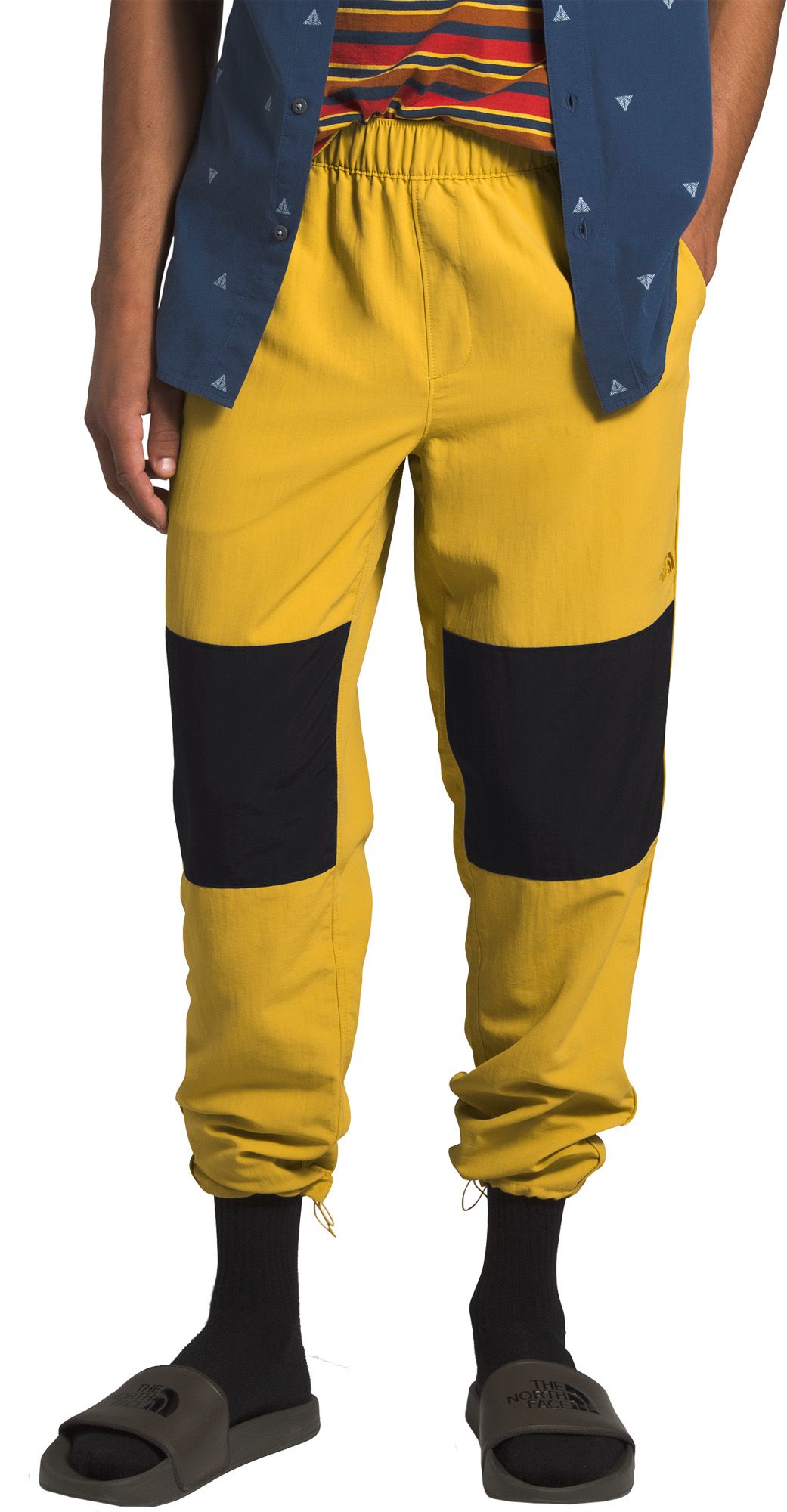 north face yellow pants