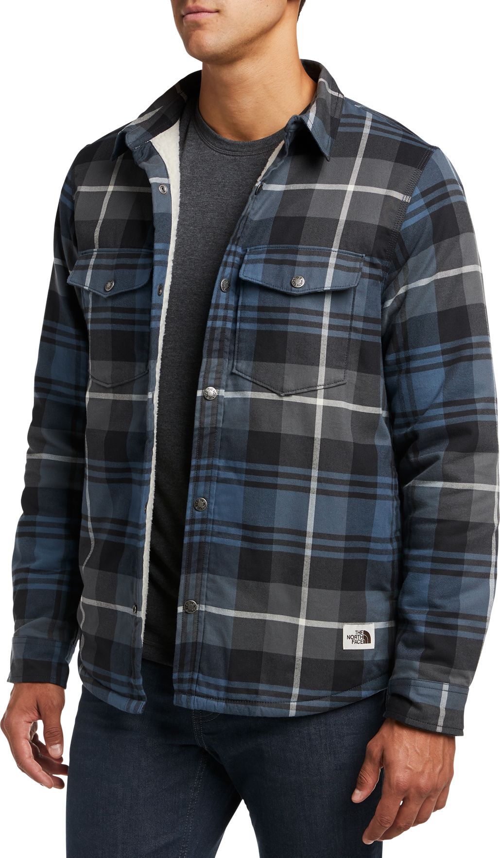 the north face men's flannel shirt