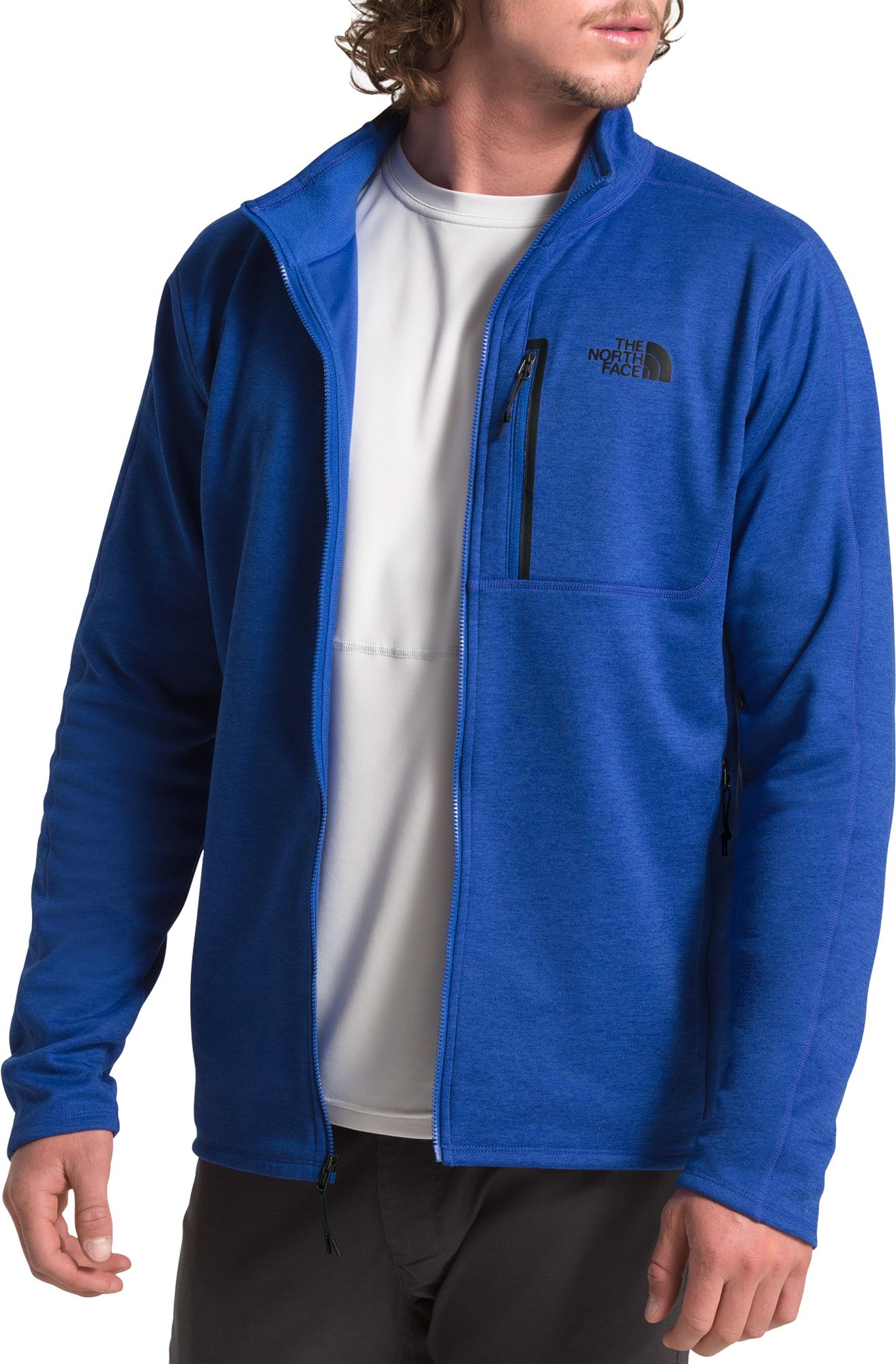 the north face blue coat