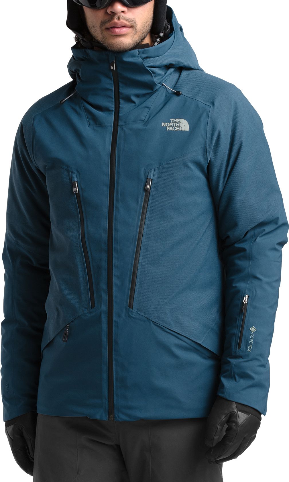 north face blue ski jacket