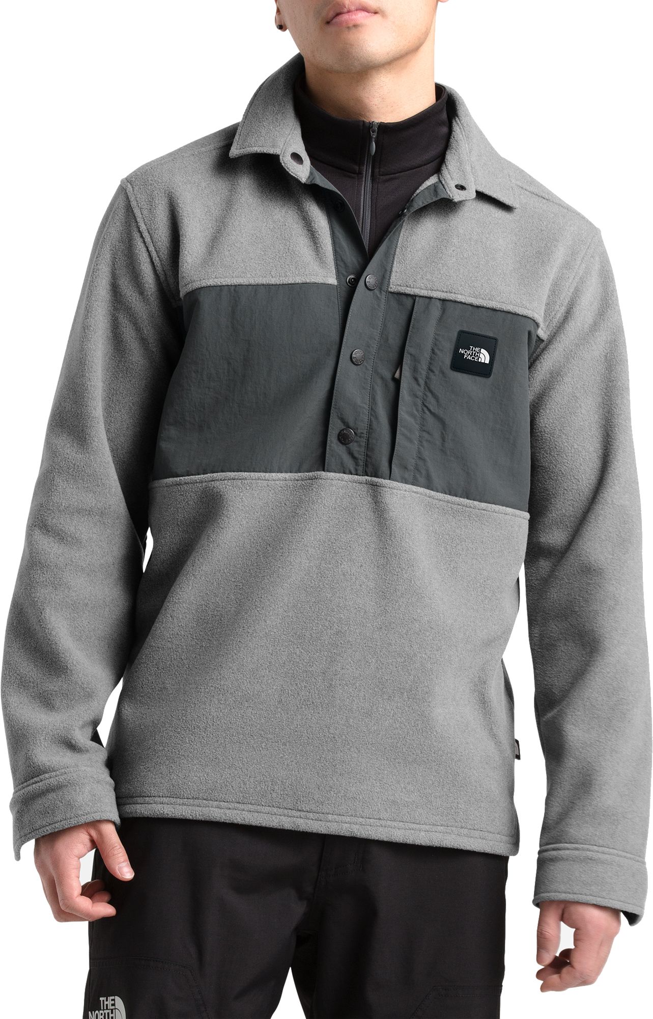 north face mens pullover