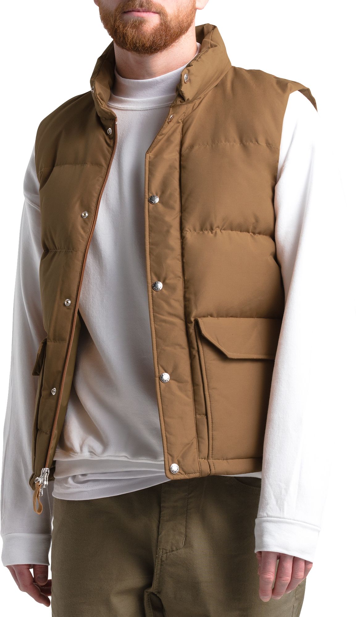 north face brown vest