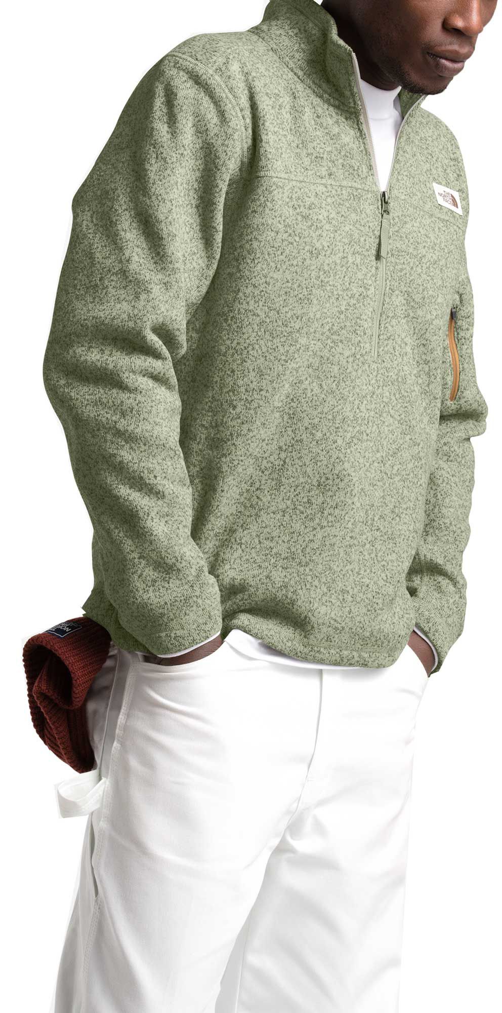 the north face men's gordon lyons quarter zip fleece pullover