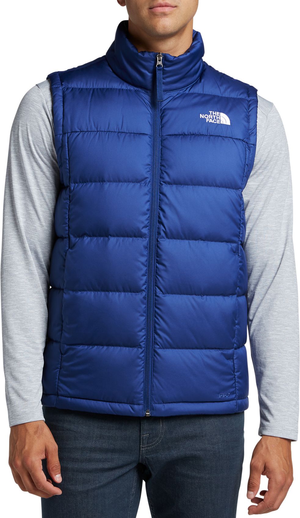 north face down vest mens