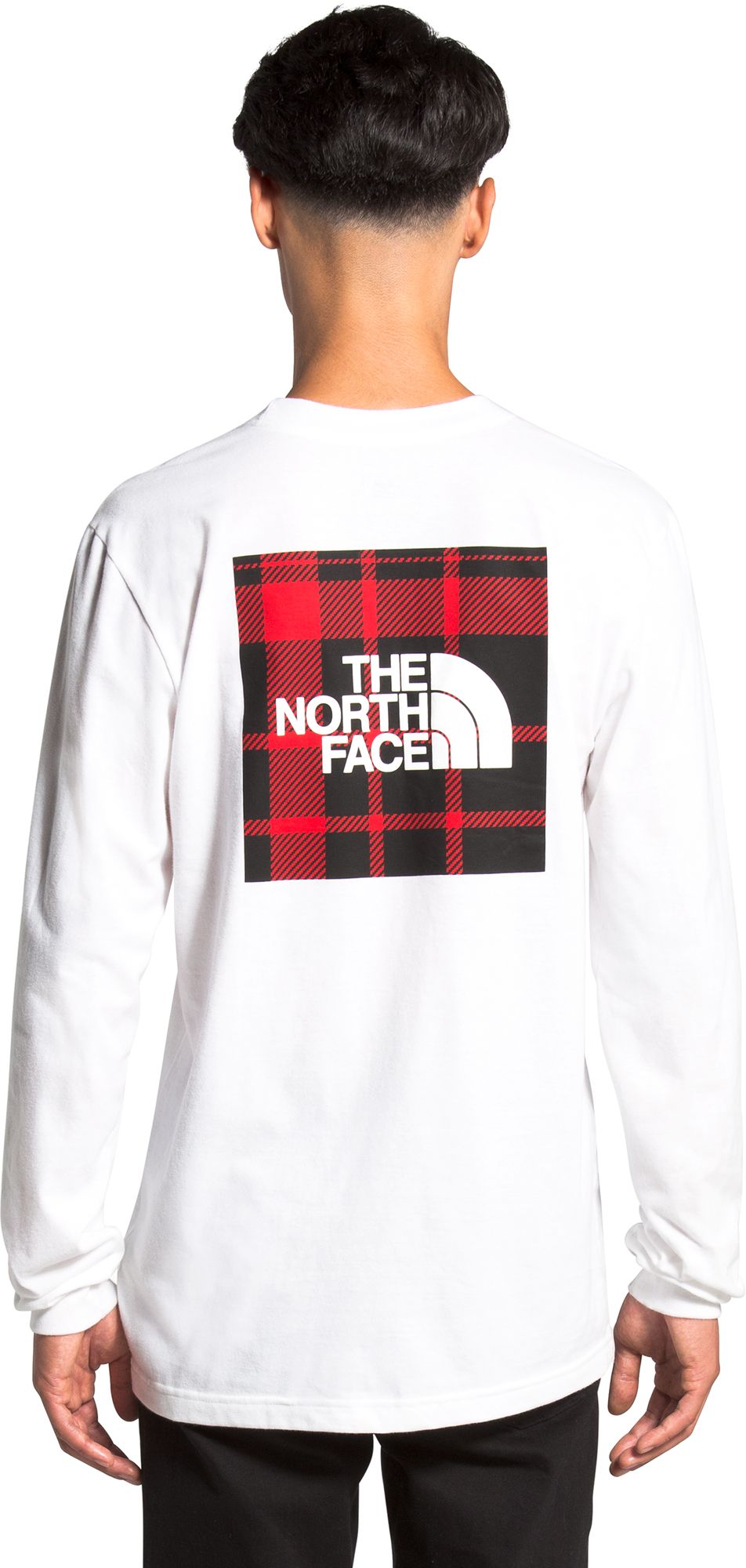 the north face red box tee