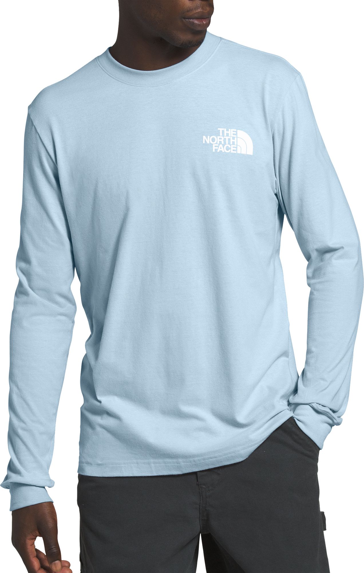 the north face t shirt blue