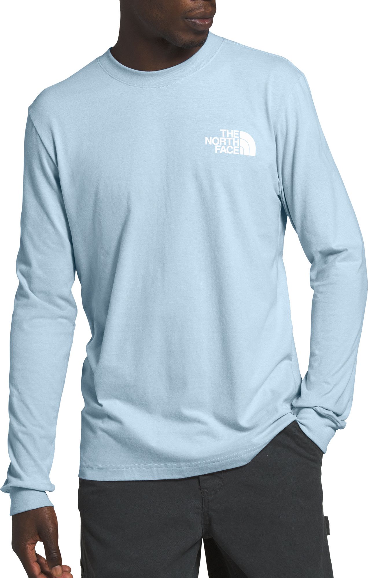 the north face blue t shirt