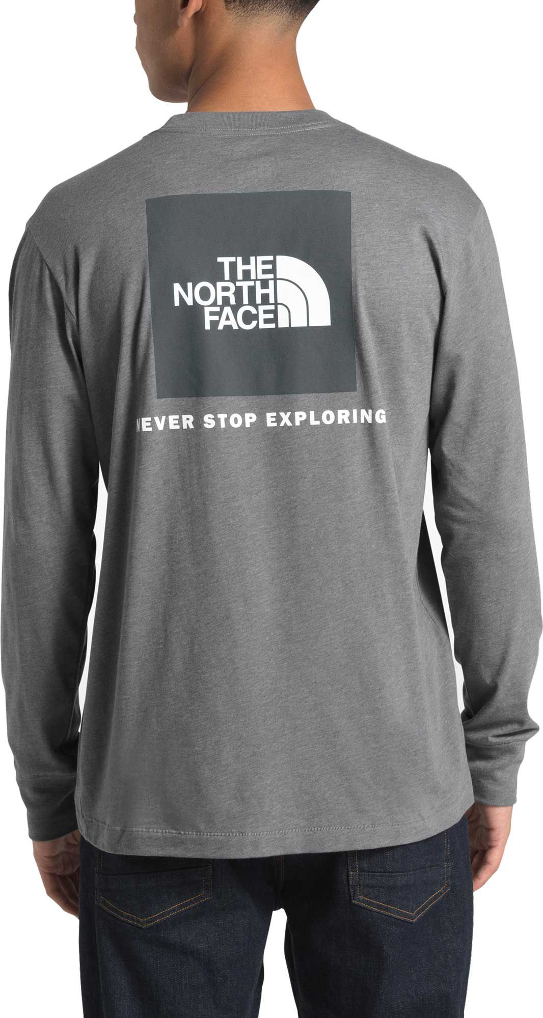 the north face t shirt red box