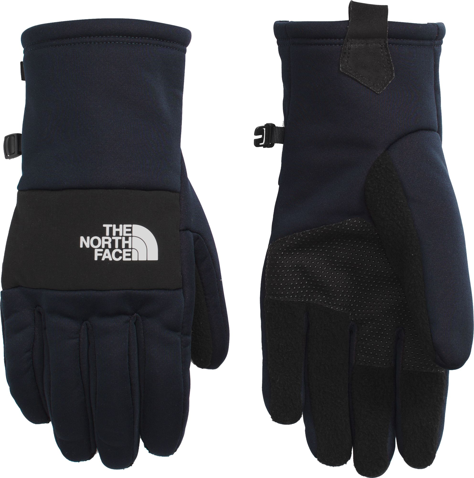 north face etip gloves navy