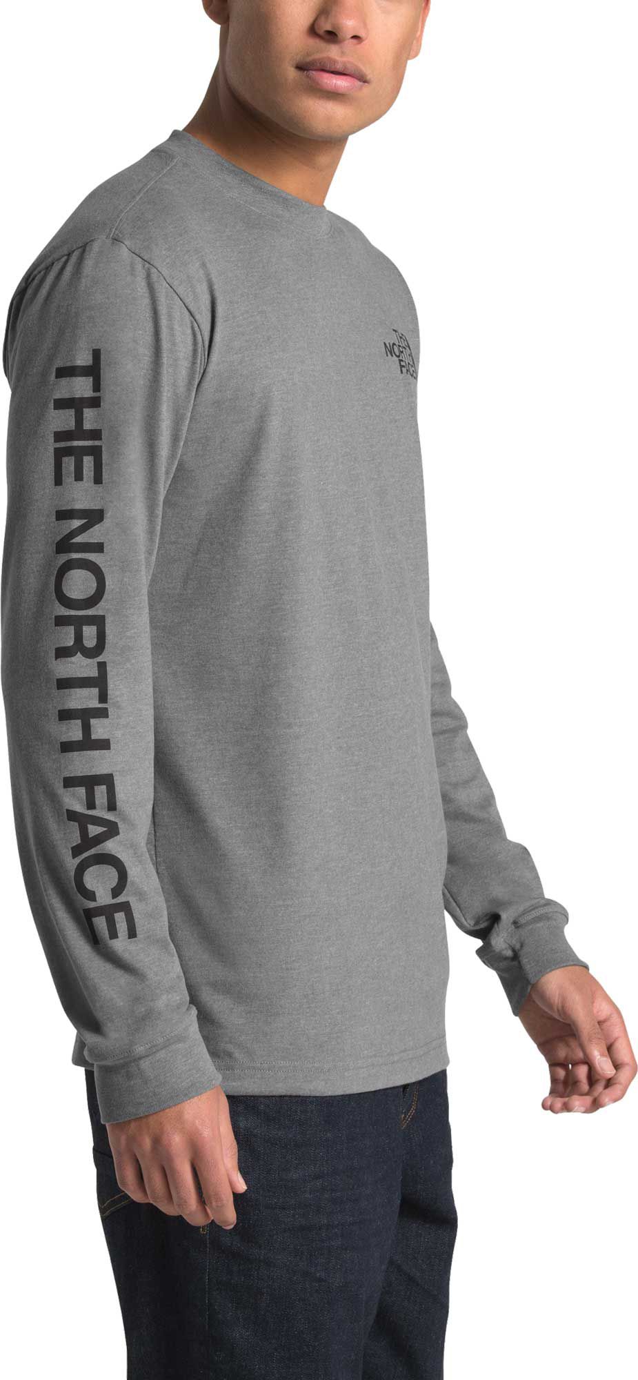 mens long sleeve t shirts north face