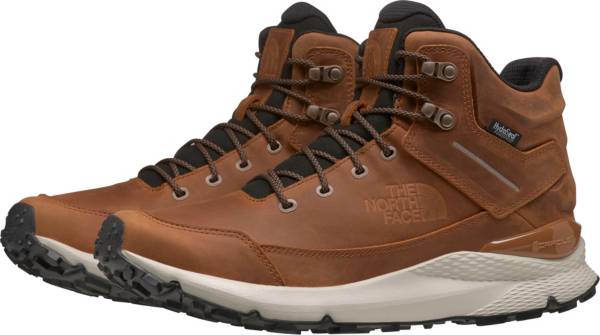 The North Face Men S Vals Mid Leather Waterproof Hiking Boots Dick S Sporting Goods