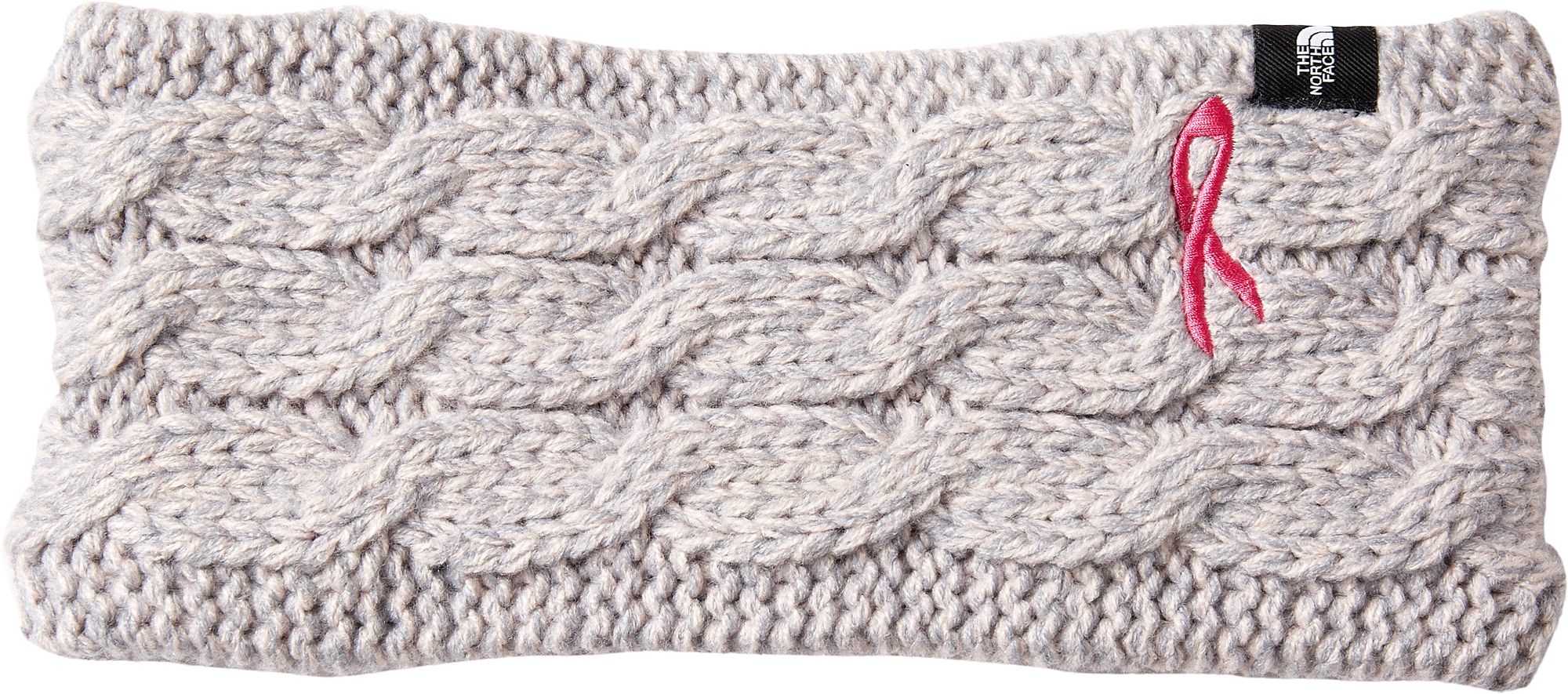 north face fuzzy cable headband