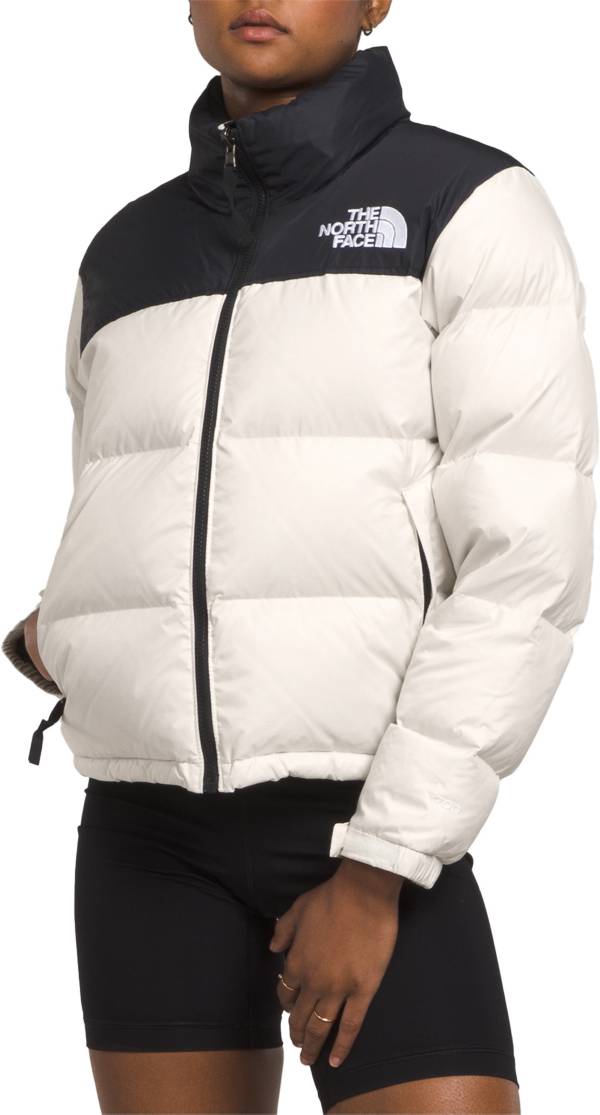 White north face outlet down jacket