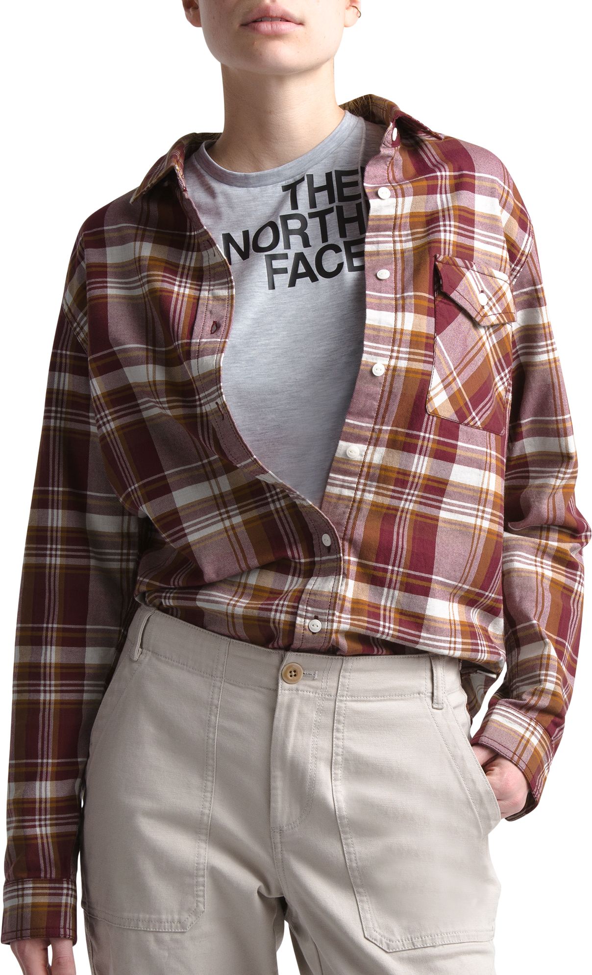 north face boyfriend shirt